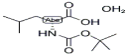 N-benzyloxycarbonyl-D-leucine monohydrate